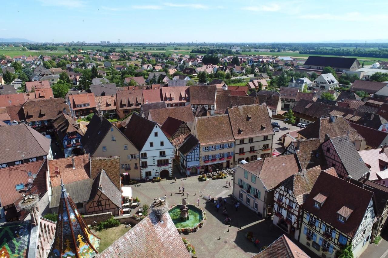 Gîte au château fleuri Eguisheim Quarto foto